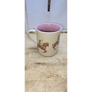 Willitts The Mug Line 1986 Girl Carousel Vintage Mug